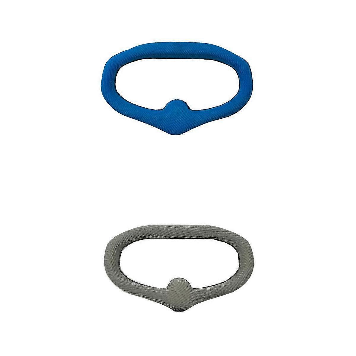 2 Faceplate Eye Pad Skin-friendly Fabric Foam Padding for DJI FPV Goggles