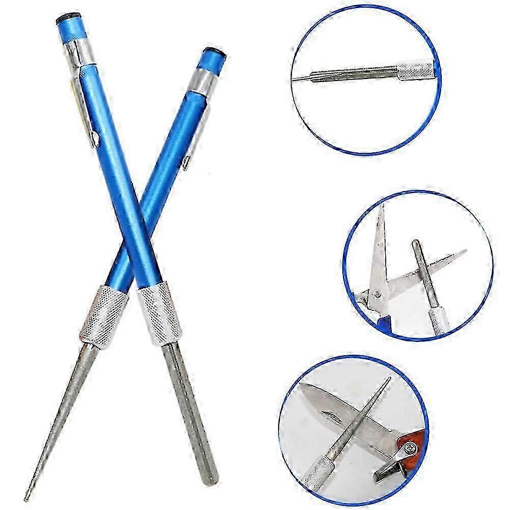 Diamond Retractable Sharpener Multifunction Double-headed Portable Pen Knives Sharpener