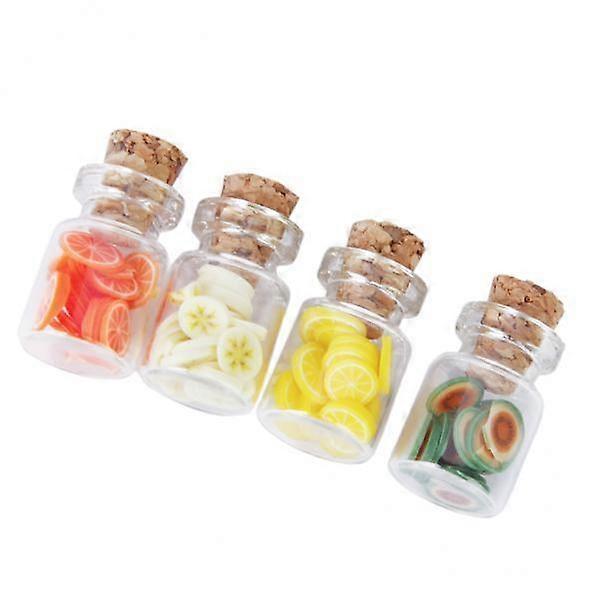 6-7pack Dolls House Miniature Kitchen Accessory Bottle Pot Jar Tableware Fork