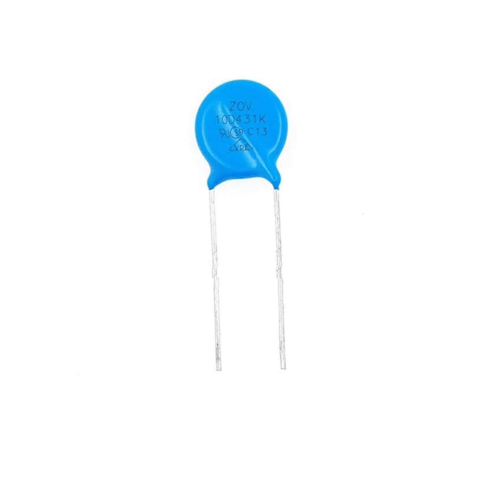 VARISTORS 50pcs Varistors 10D431K 430V Metal Voltage Dependent Resistor 10D