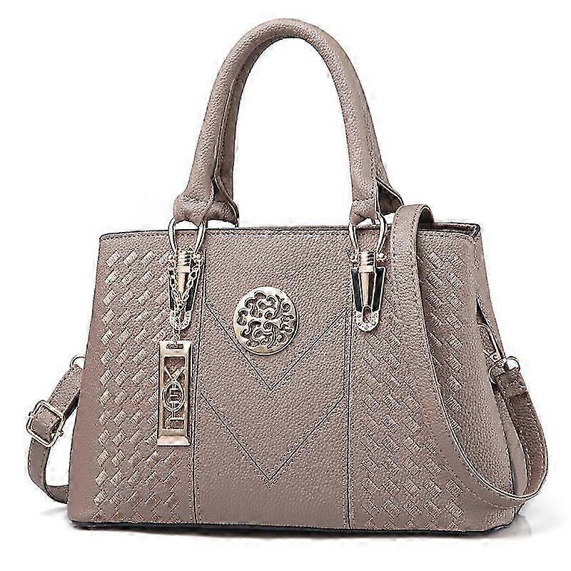 حقائب يد للسيدات، أزياء نسائية بو جلد أعلى مقبض حقيبة حقيبة الكتف حمل حقائب -6