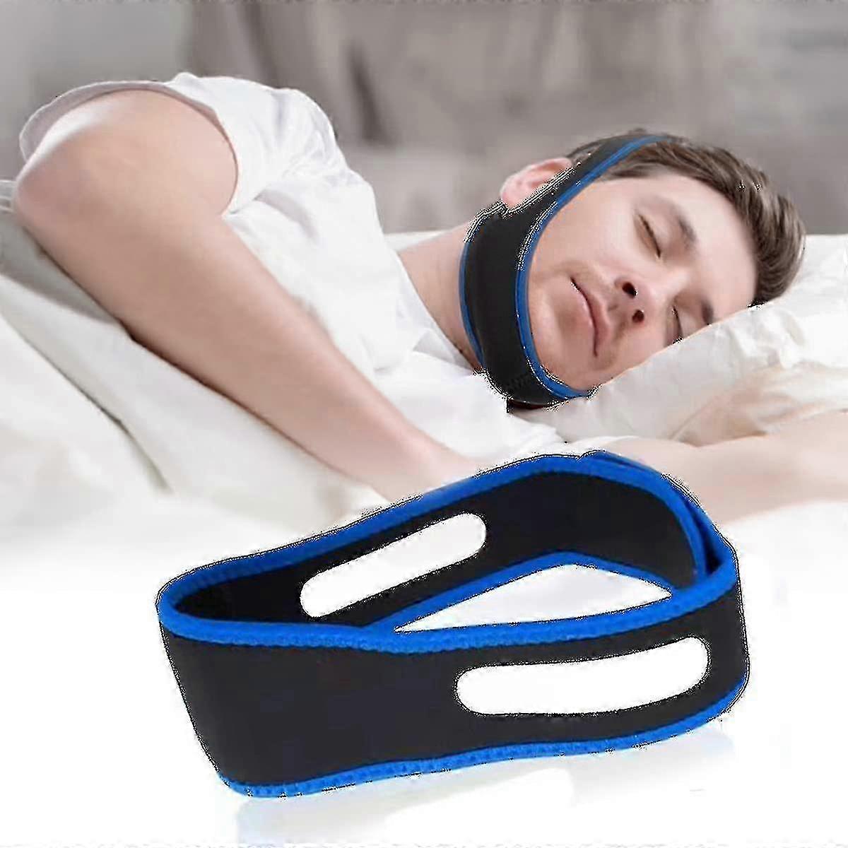 2 Pack Adjustable Anti Snoring Chin Strap Devices for Snore Reduction and Sleep Improvement Solutions Suitable for Various Brands