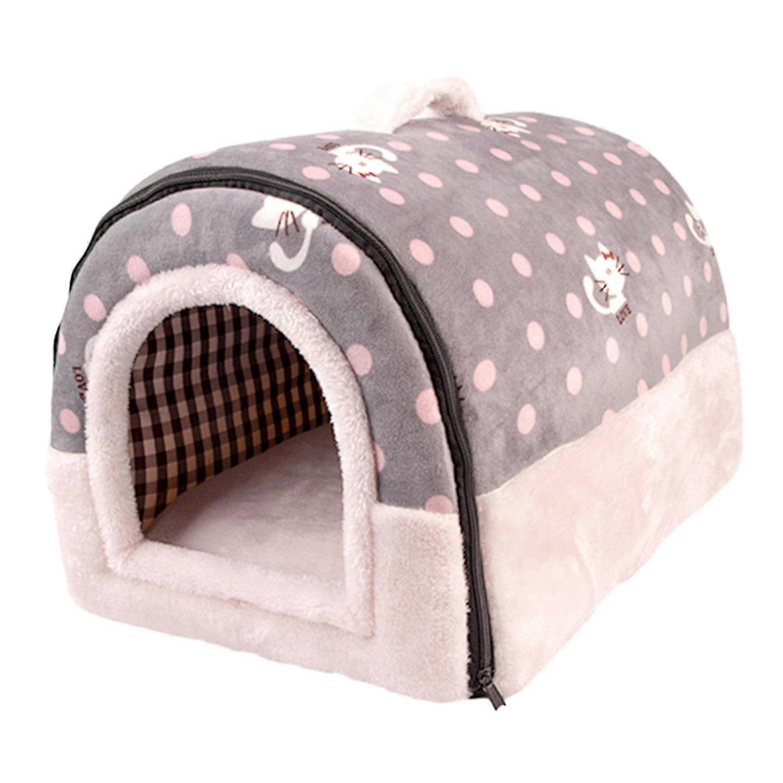 Cozy Cat Nest with Soft Inner Cushion for Sleeping, Ideal for Poodle, Chihuahua, Pomeranian Puppies and Other Cats, Safe and Comfortable Bed