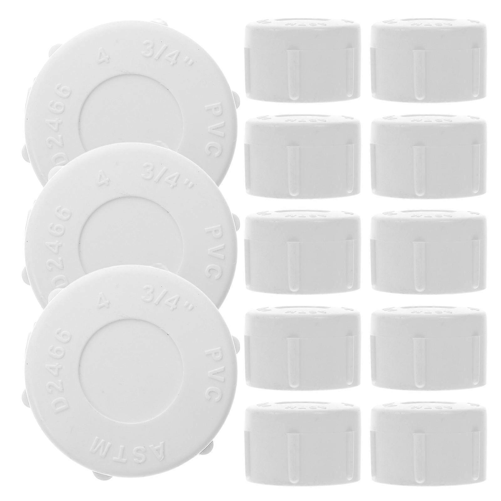 Sprinkler Head Cap Pvc Coupling Adapter For Gardeners Homeowners Maintenance Workers In Rainwater Collection Barrel Systems 15Pack
