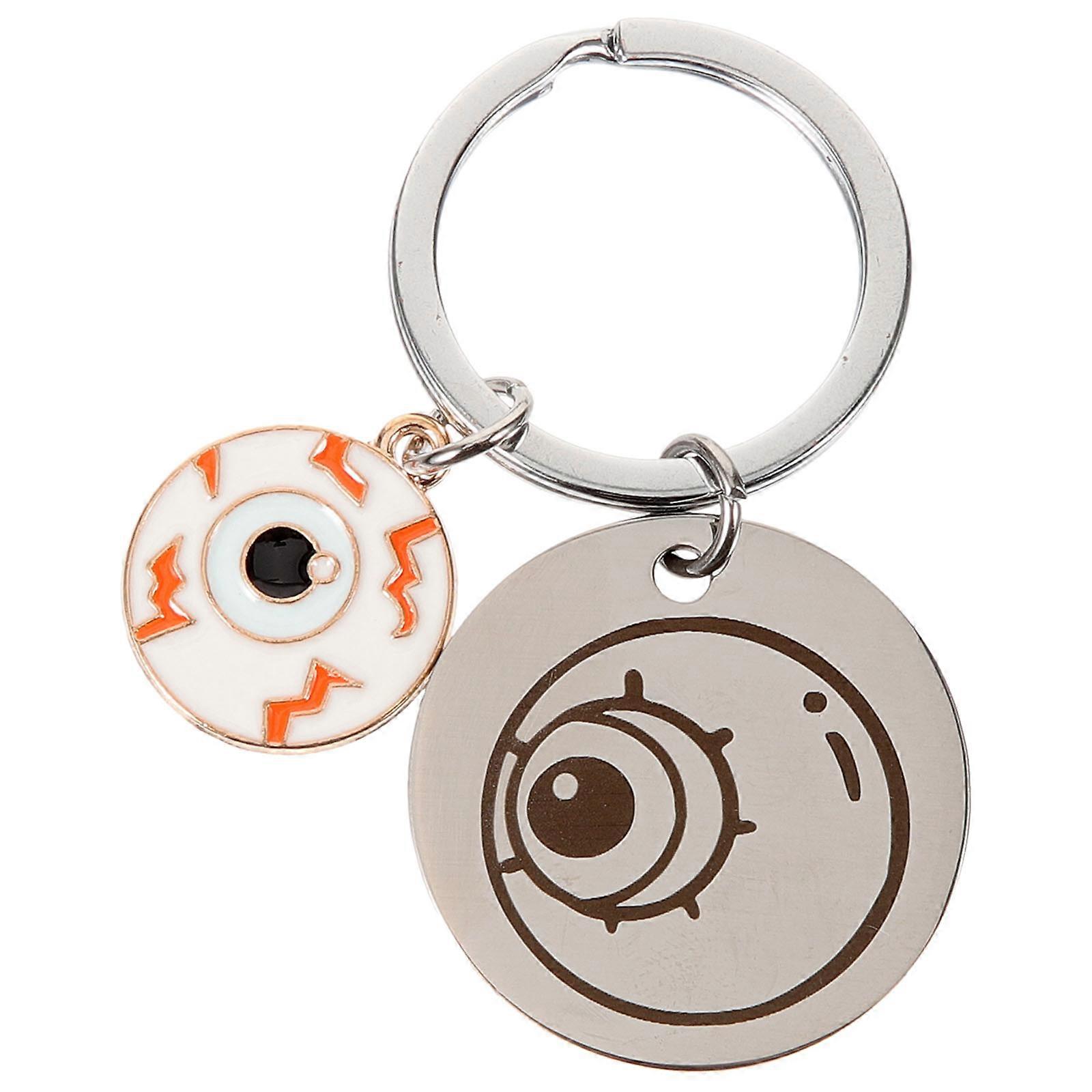 Halloween Key Holder With Eyeball Design Ideal For Silver 1Pcs