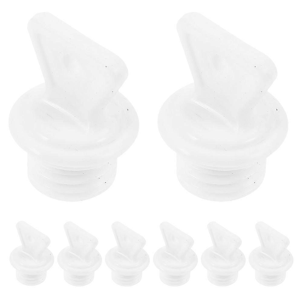 Flaskestopper Varmtvannsflaskeplugger For Kvinner Daglig Bruk Sylindrisk Hvit 8 stk