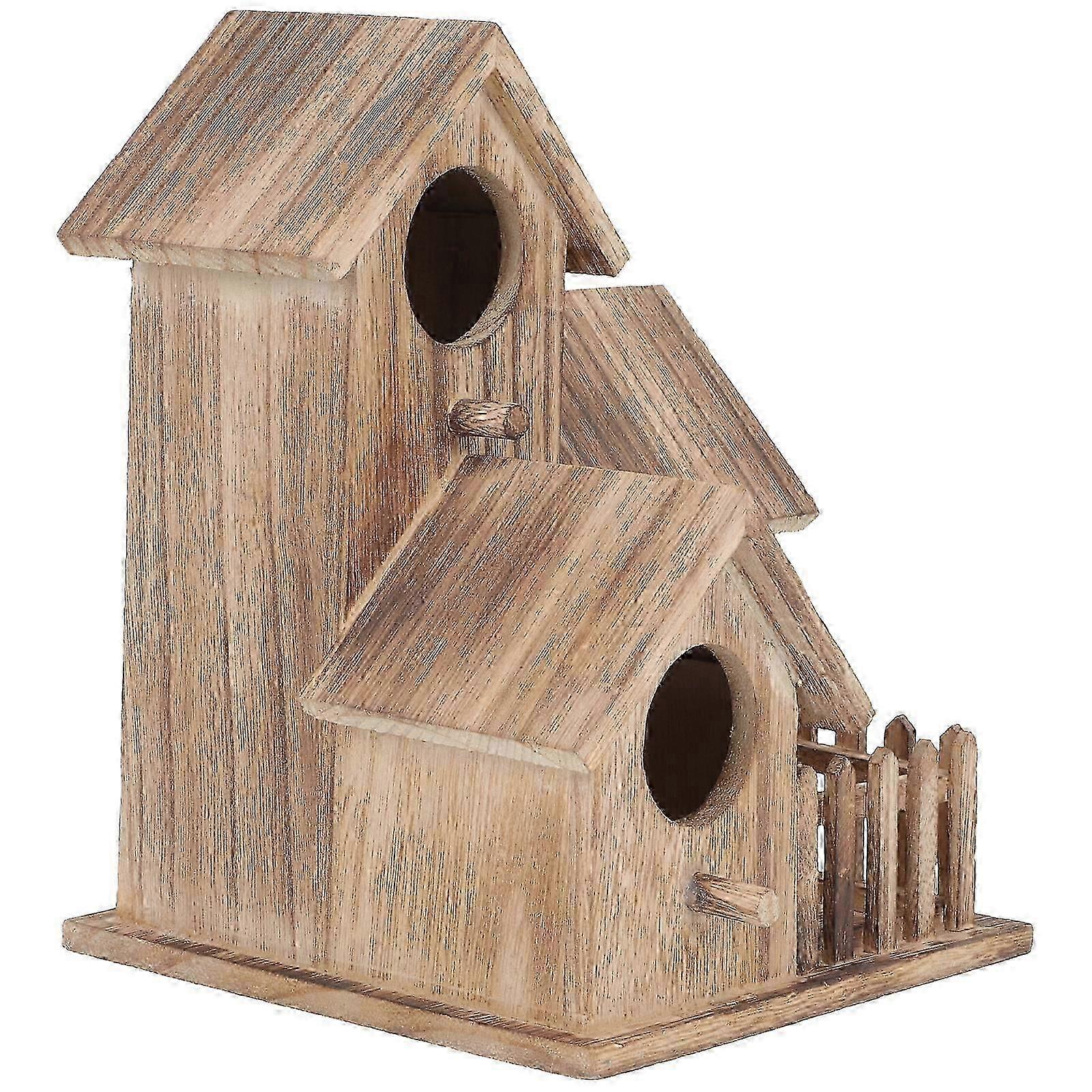 Cockatiel Nesting House Outdoor Bird House Outdoor Garden Bird House Wood Parakeet Nest