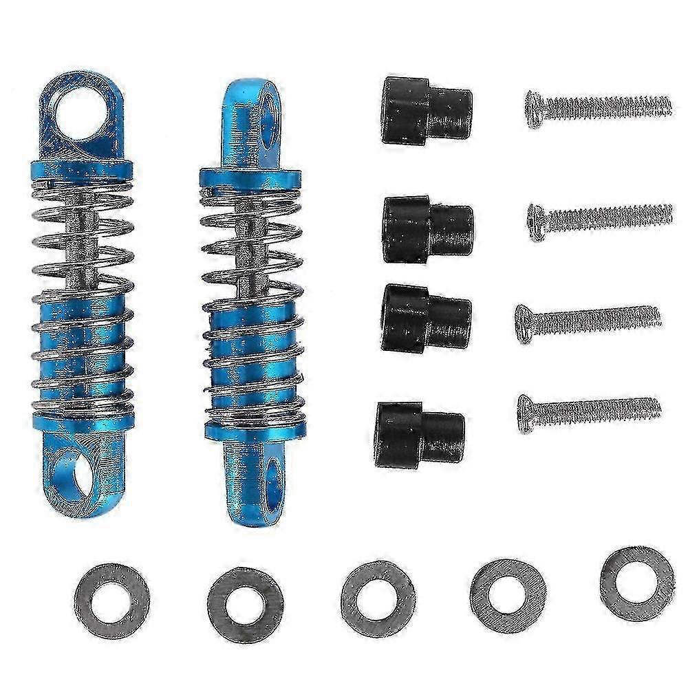 Wltoys K969 K989 K999 P929 -ブルーのための2pcs Rcのアルミニウムショックアブソーバー