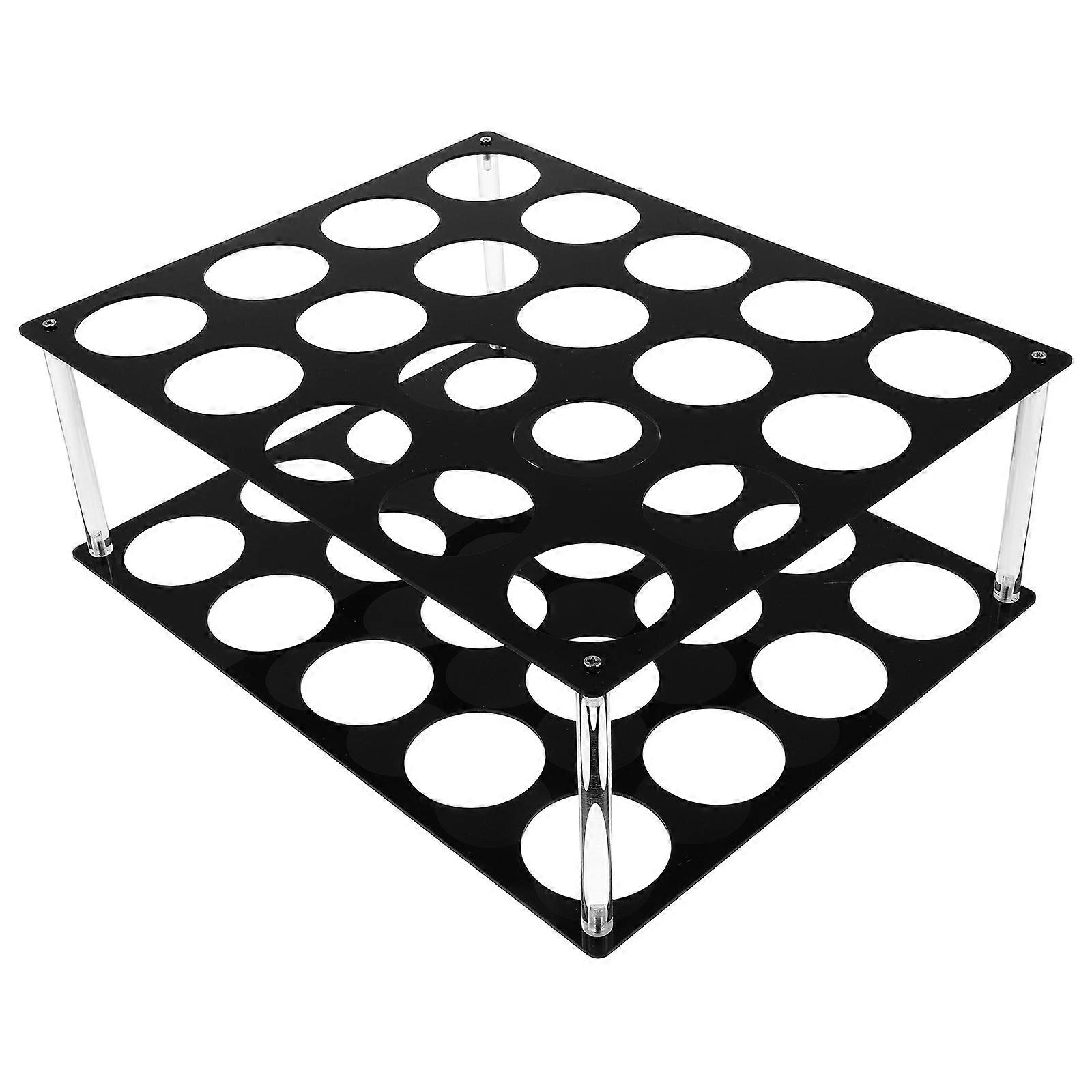 Compact Storage Rack Roll Stand Paper Roll Organization Square Chic and Elegant 31X25cm 1Set
