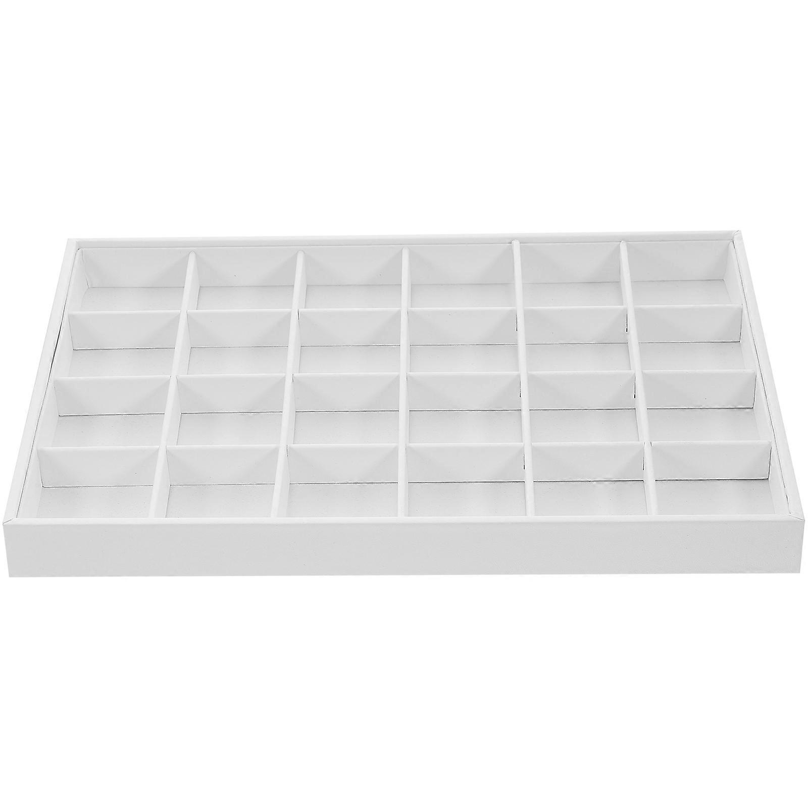 Ring Tray Jewelry Drawer Organizer Trays Grey Rectangular Organizer Storage 35X24X3CM 1Pack
