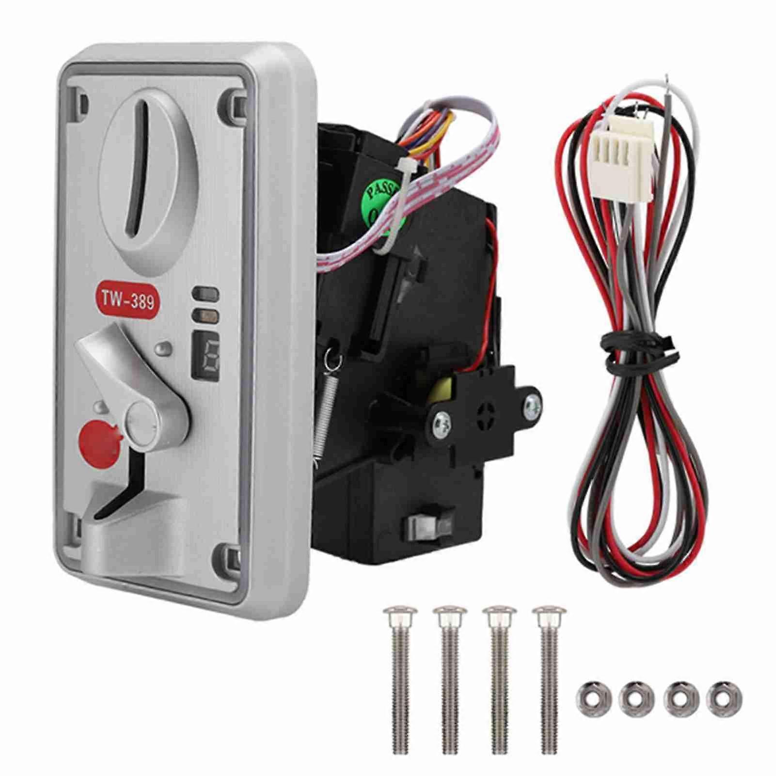 Machine de jeu de comparaison de processeur TW-389, sélecteur d'accepteur de pièces latéral avec indicateur LED