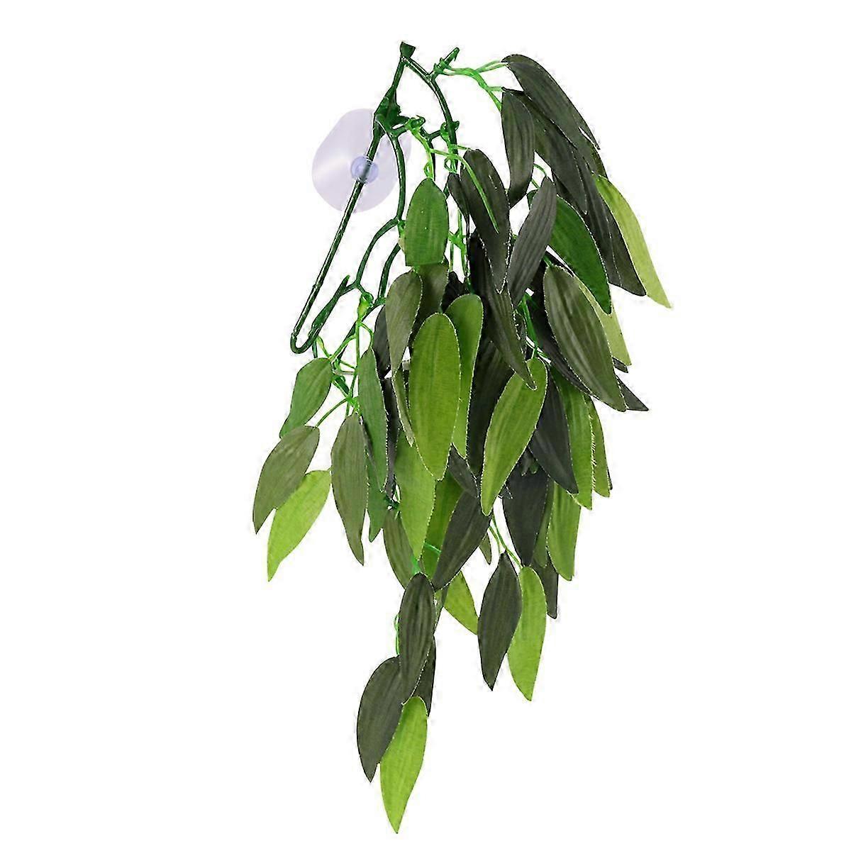 人工芝植物爬虫類植物吸盤植物水族館プラスチックテラリウム爬虫類の装飾