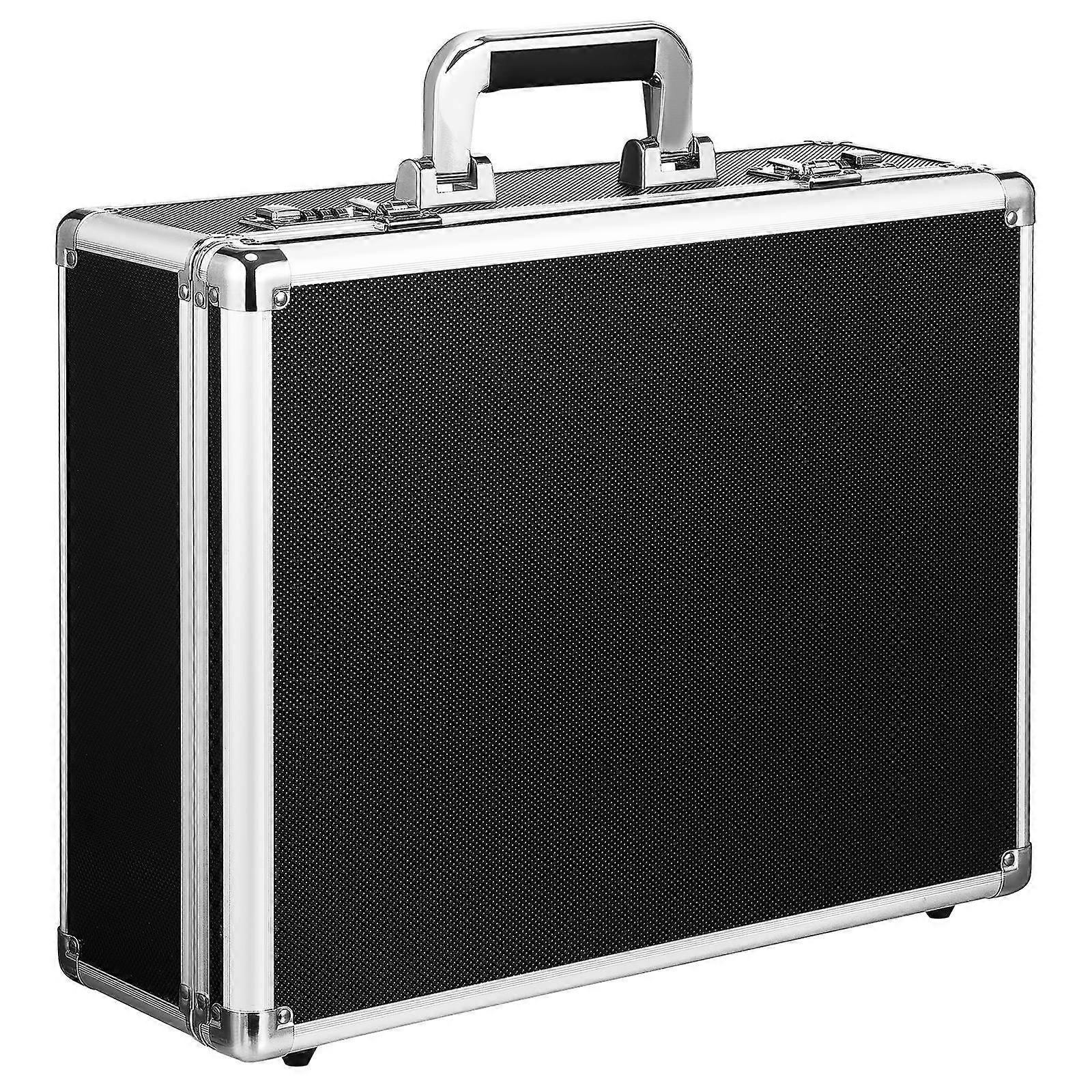 Aluminum Hard Case For Tool Large Capacity Storage Rectangular Shape For Garage Use 1Set