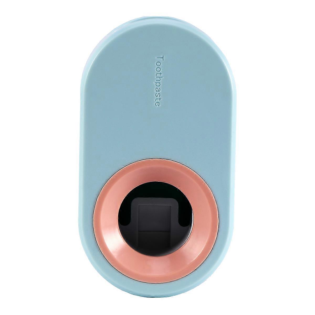 Toothpaste Roller Squeezer Automatic Squeezing Macaron Blue Plastic Bathroom Decoration 1Pcs