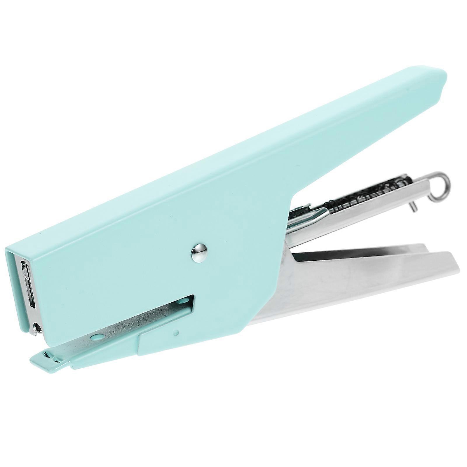Decorative Hand Stapler Metal Compact Portable For Professionals Macaron Color 1Pcs