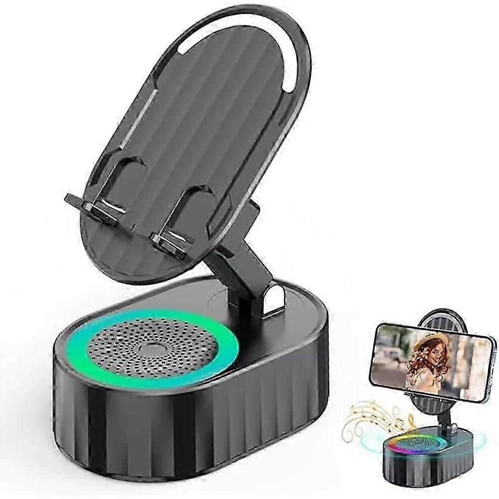 Five in One Induction Speaker Phone Stand Home Smart Wireless Bluetooth Speaker Office Upright Tablet Stand