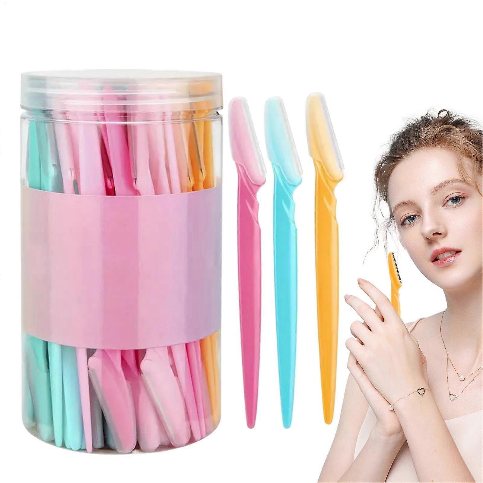 Eyebrow Trimmer Set, Eyebrow Razor, 66 x Face Shapers, Protective Cover