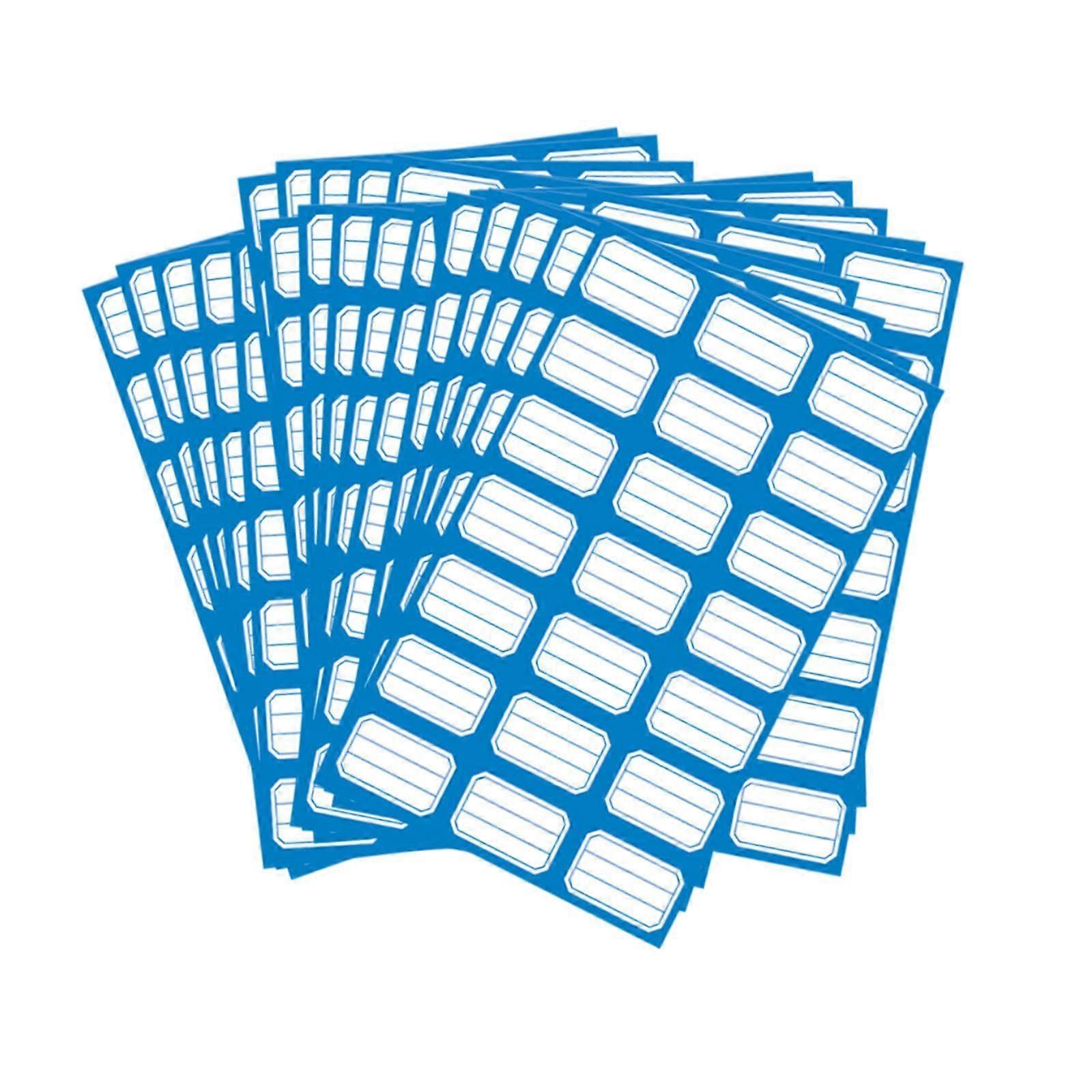 50x Simple Sticker Labels Product Classification Tag Stickers Blank for Office Stationery Pricing Supermarket Home, Blue