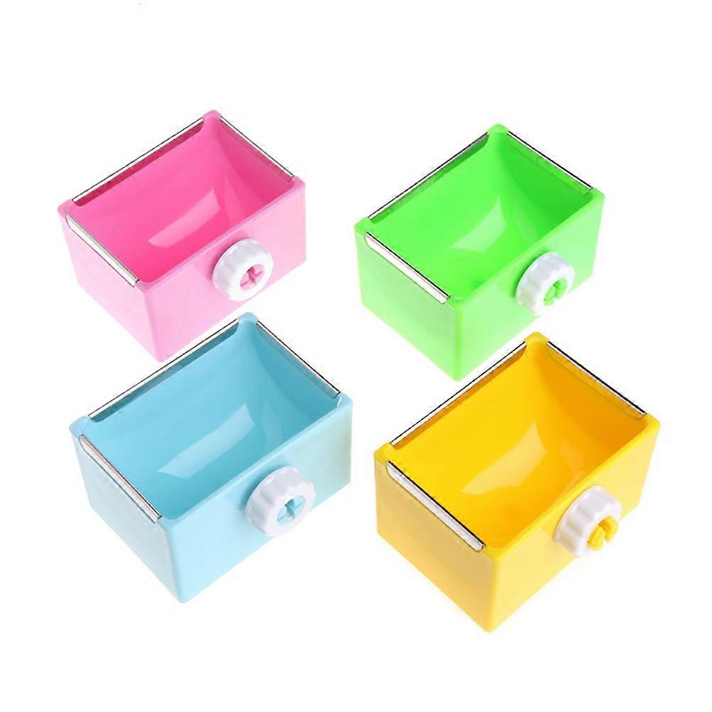 Rabbit Square Bowl Stainless Steel Pet Supplies Feeding 4.3×3.5×2.6in 1Pcs