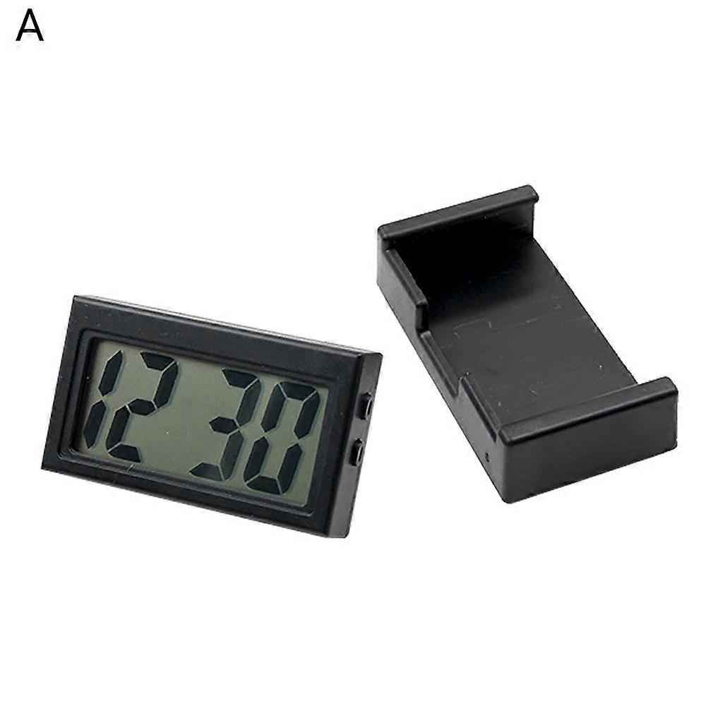 Electronic clock self-adhesive mini LCD display large screen table dashboard desk digital clock home