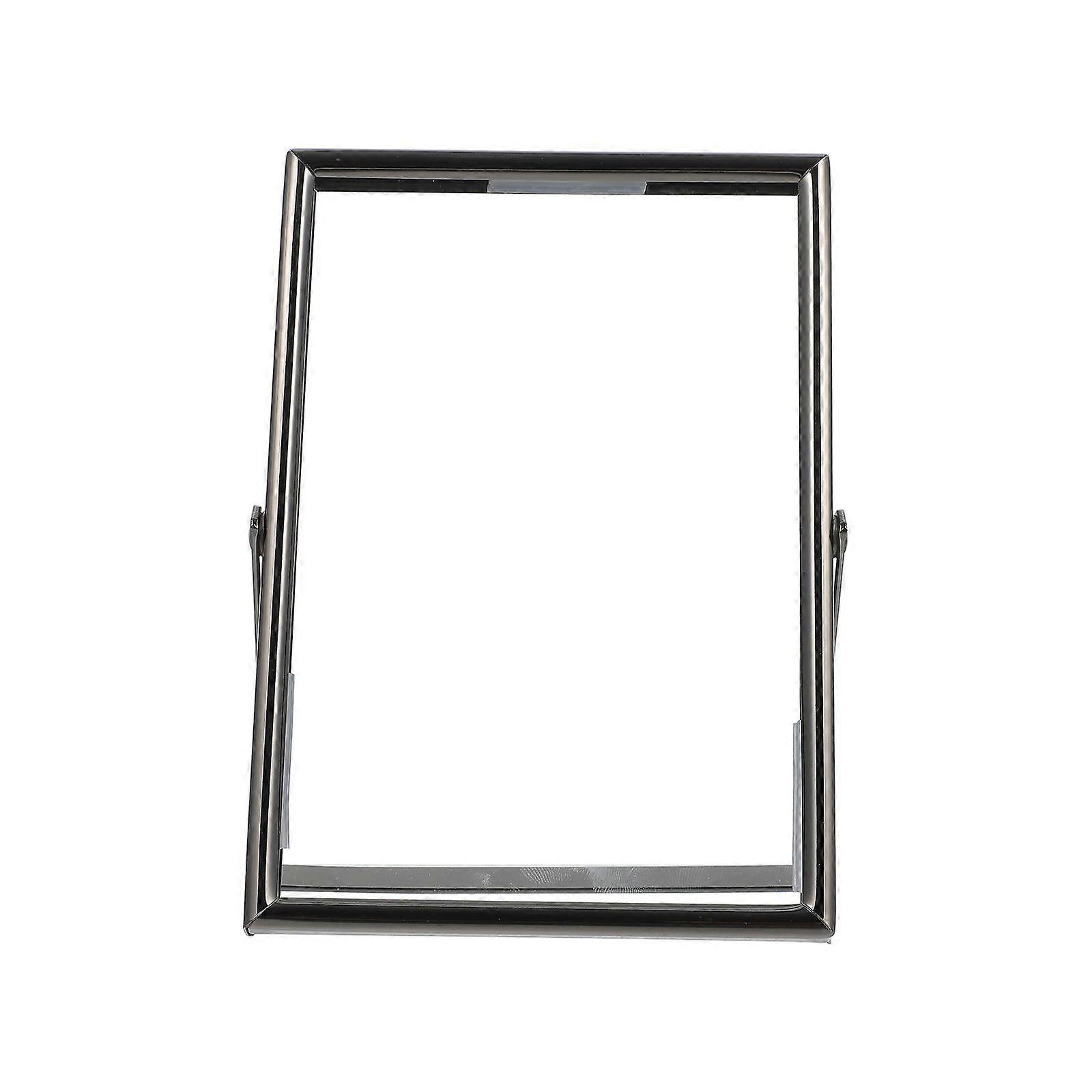 Small Photo Frame Creative Desktop Display Glass Picture Frame Decor Stable Standing 1Pack