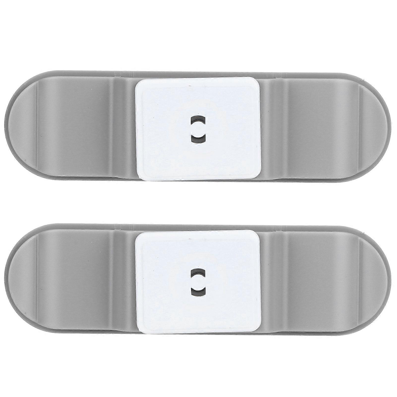 2Pcs Cable Holder Clip Wall Mounting Self Adhesive Socket Plug Organizer for Home Office