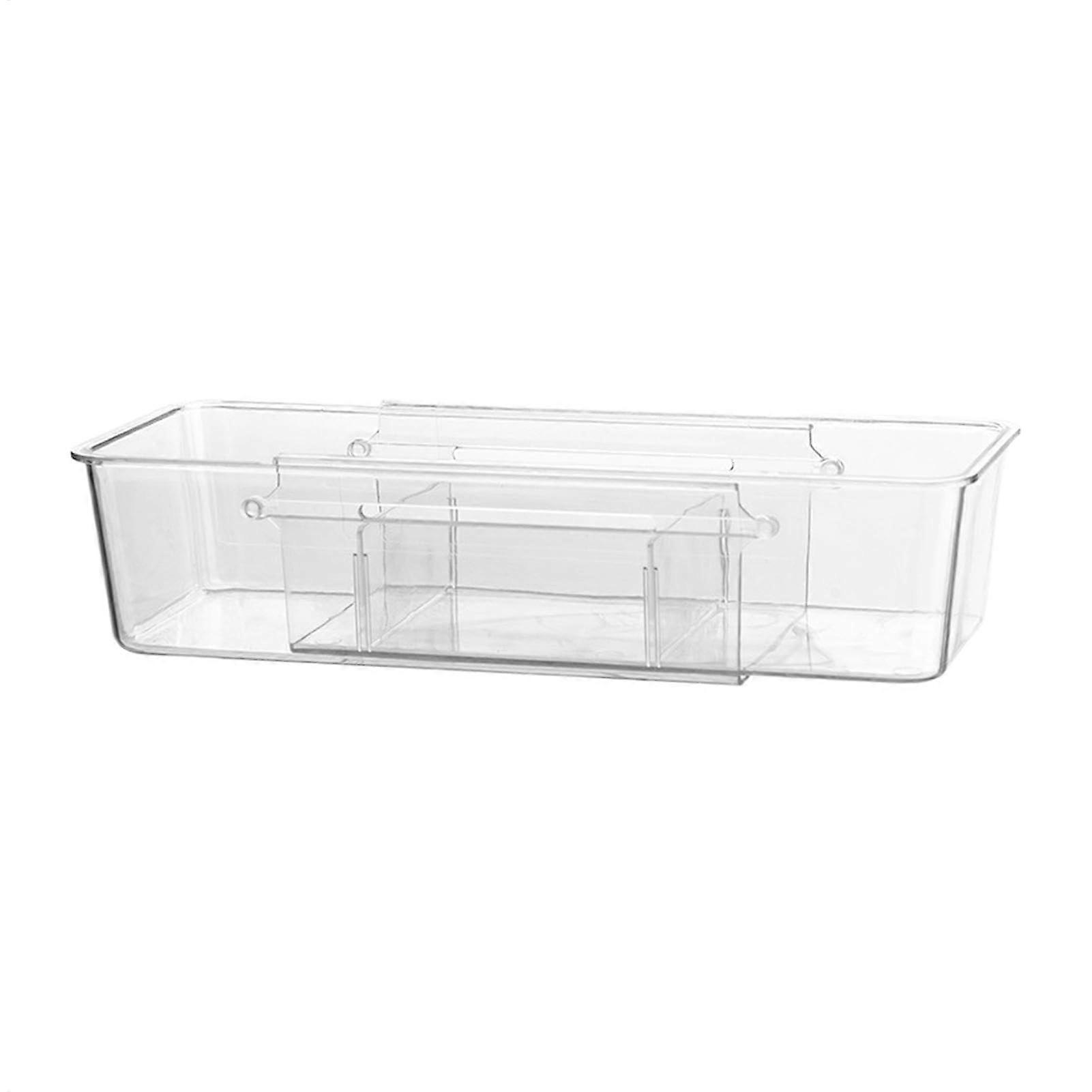 Vanity Drawer Organizer, Desk Drawer Organizer Tray, Retractable PullOut Home Organizers