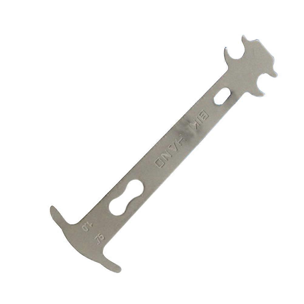 Bike Chain Wear Indicator Tool Made of Durable Carbon Steel for Measuring Chain Compatibility with All Chains 0.75in Silver