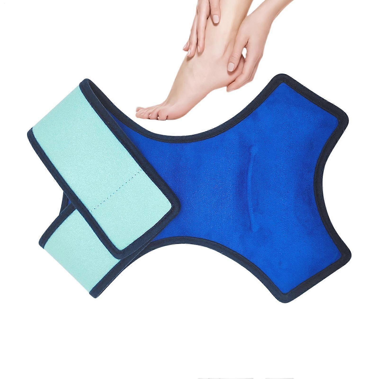 Ice Pack with Ankle Palette, Ice Pack for the Ankle, No Gel to Support the Ankle with Warm and Cold Compression Flannel