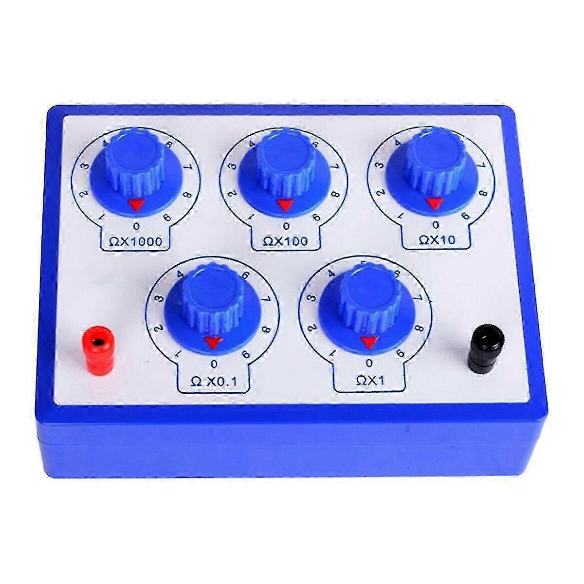 J2361 Boîte de résistance à décade variable de précision 0-9999.9Ω pour l’enseignement et le laboratoire - En stock