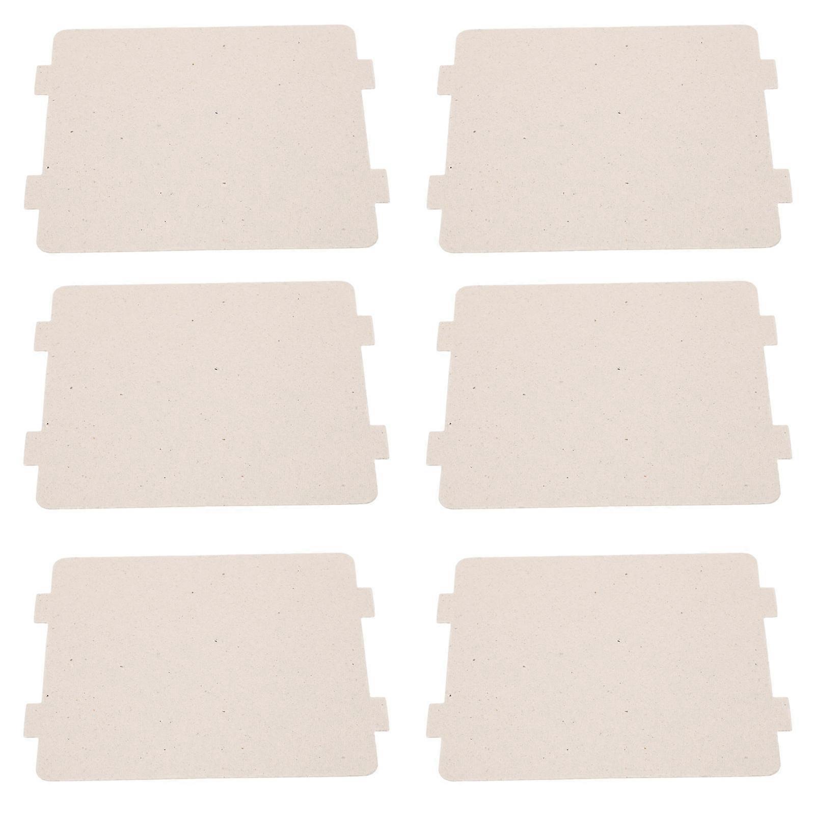 Microwave Crisper Mica Sheets Kitchen Appliances Resin Material Rectangular Shape For Universal Microwave Heat Resistant 10Pcs