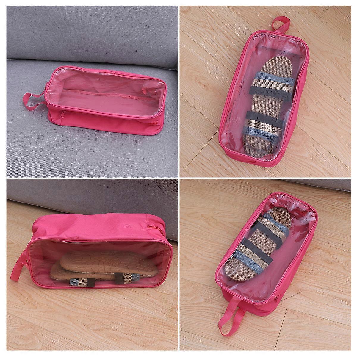 Rosy Shoe Storage Bag for Travel with Design Made of Waterproof Oxford Cloth Size Up to 45