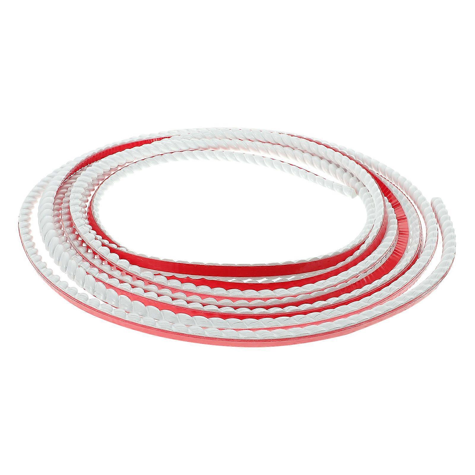 Flexible PVC Ceiling Molding Trim for Decor White Good Bending Not Easy to Break 0.5 Inch Wide