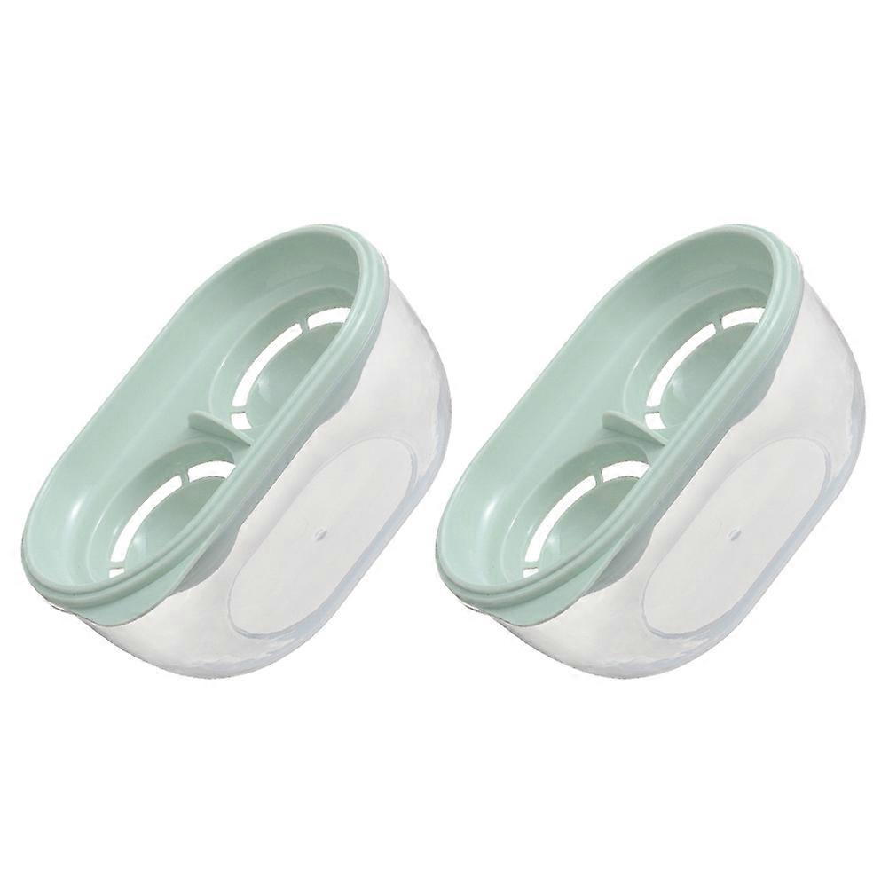 Egg White Separator Tool with Storage Box, Lightweight Yolk Divider for Baking and Cooking, 2 Pack