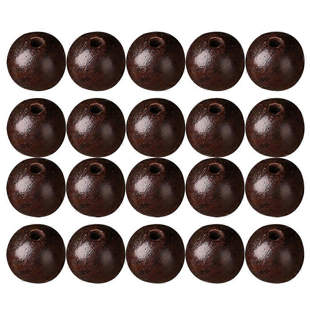 Beads For Crafts Wood Craft Bead Jewelry Components Home Decor Smooth Surface Big Hole 200Set