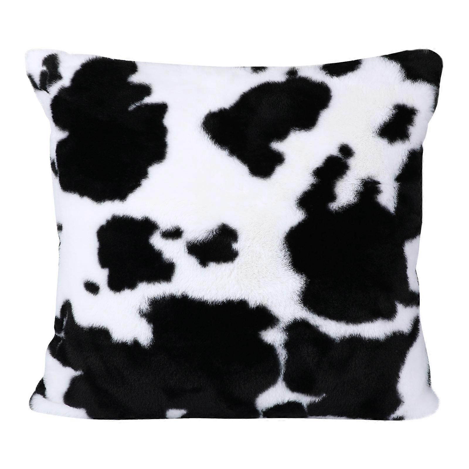 Modern Style Plush Pillow Case Comfortable Touch Car Interior Home Furnishing 45x45cm 1Set