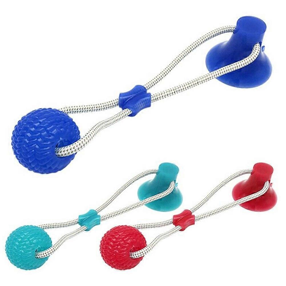Pet Tooth Chew Toys TPR Suction Cup Feature Destructive Behavior Prevention for Dogs 1Set