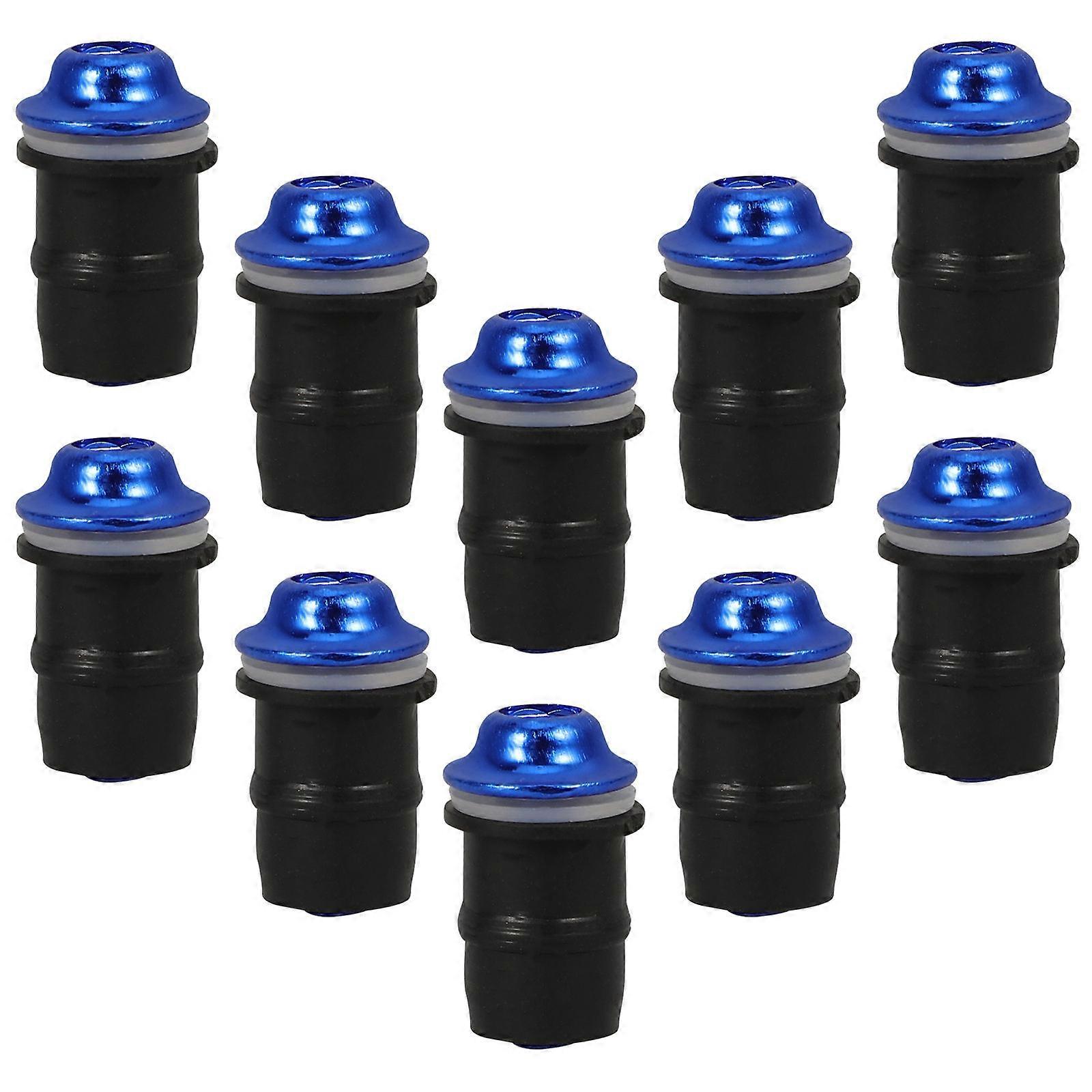 Blue Aluminum Motorcycle Screws for Secure Windshield Attachment Compatible with Various Models