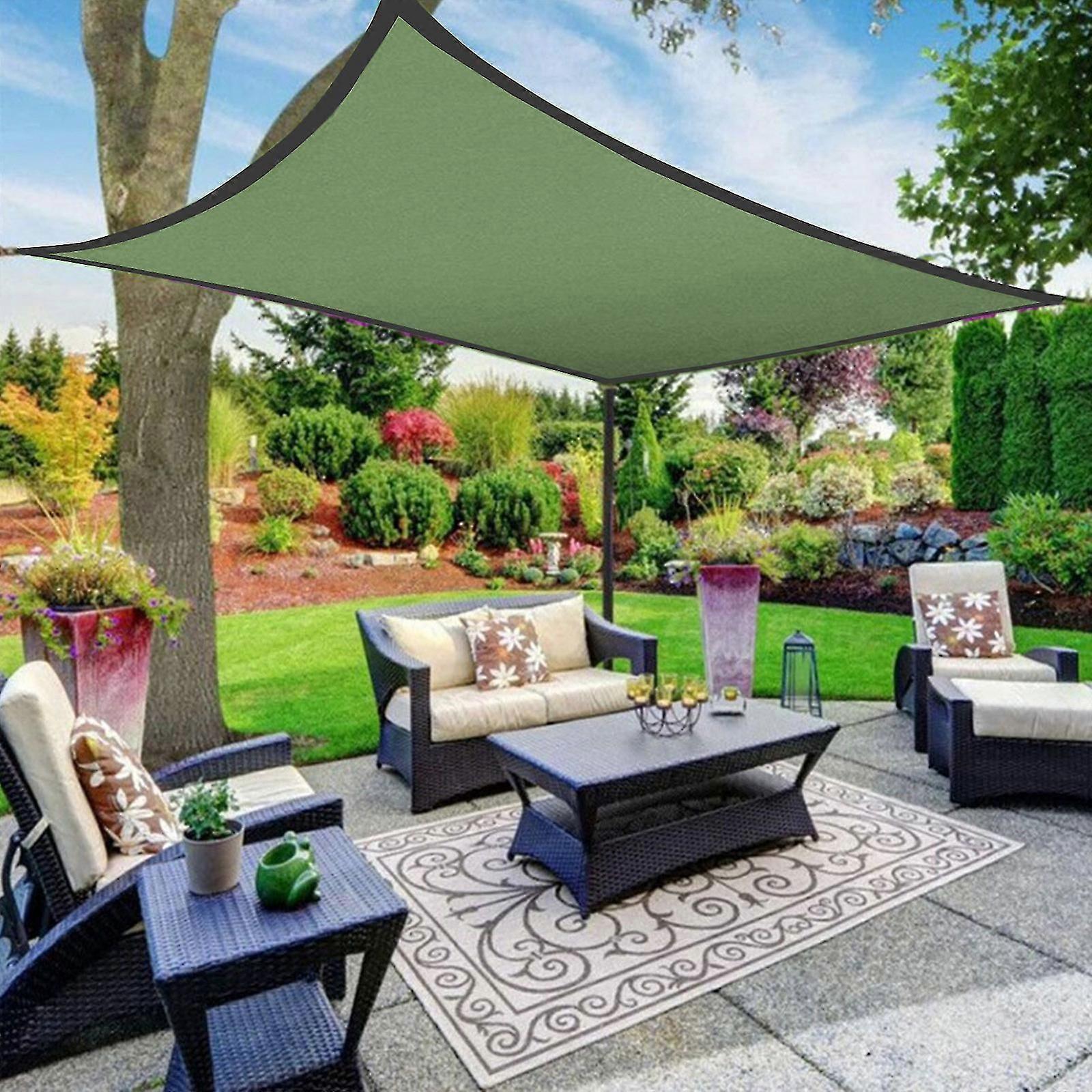 Four-Sided Shade Sail (78.7x118 Inch) - UV Block Canopy for Terrace Gardens and Outdoor Spaces