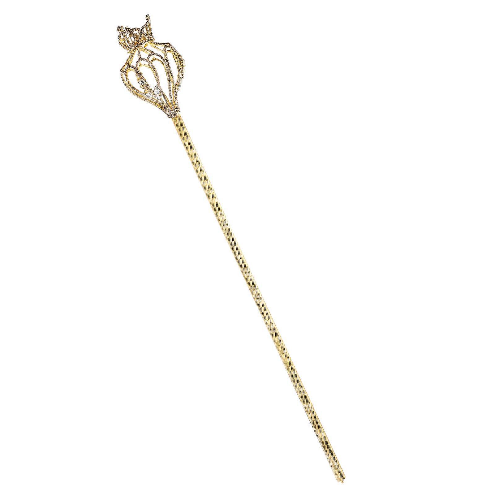 Gold Fairy Cane for Weddings, Birthdays, Cosplay Elegant & Durable Design for Celebrations and Special Occasions