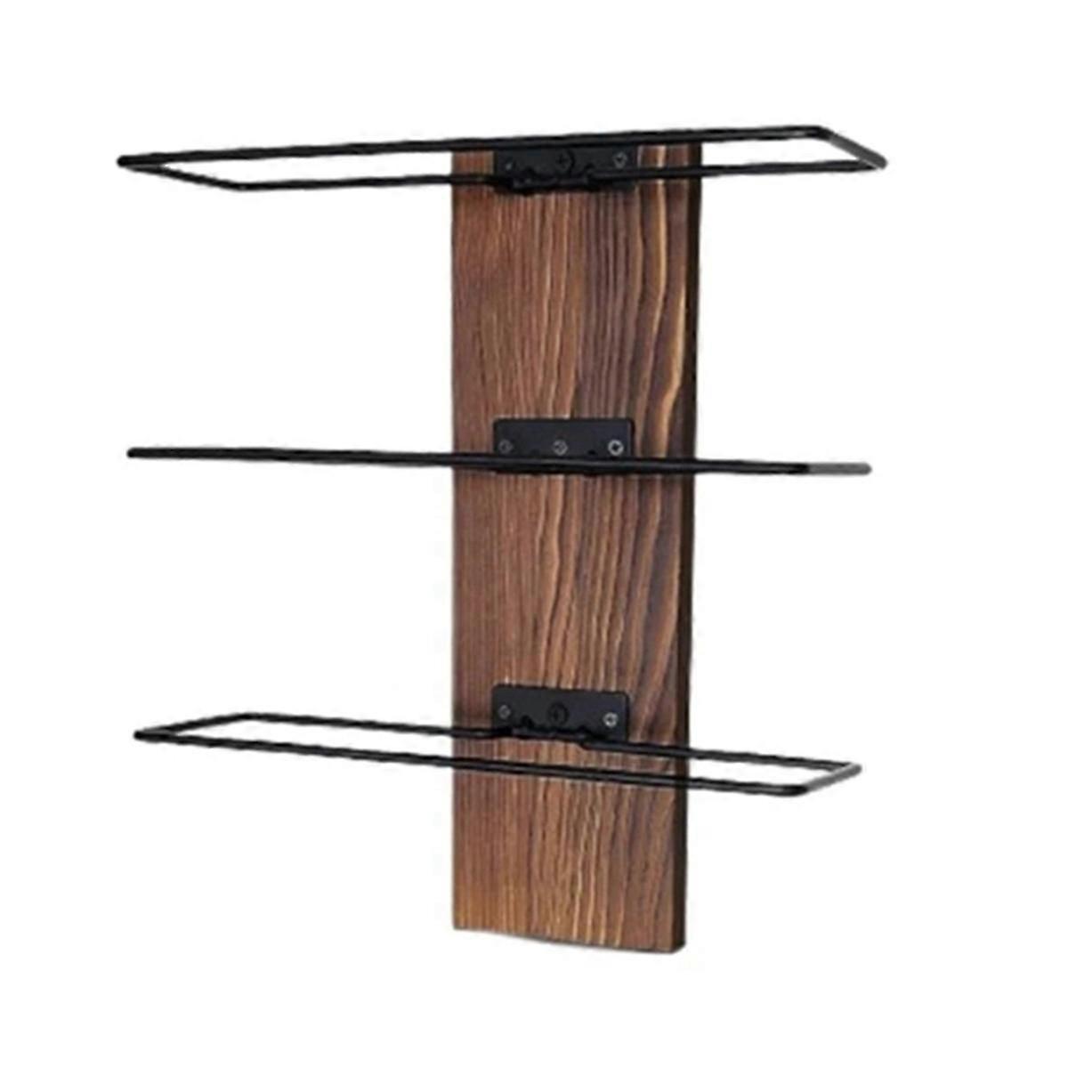Stylish Wall Mounted Wine Stand Holder Convenient Wine Holder Versatile Wine Display Shelves for Win