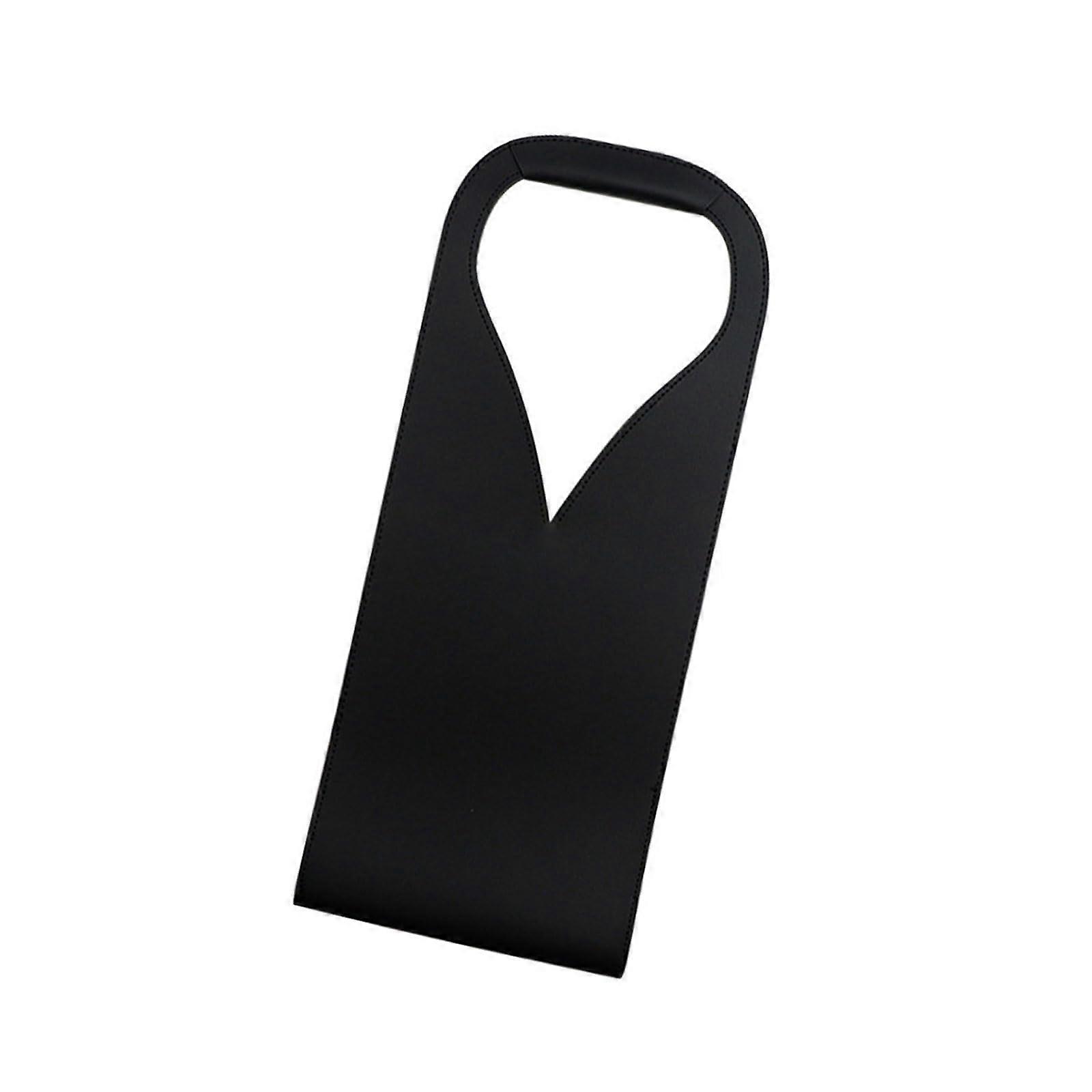 Durability Leather Wine Holder Elegant Wine Bag For Business And Party Occasions Celebration Exceptional Craftsmanship Black