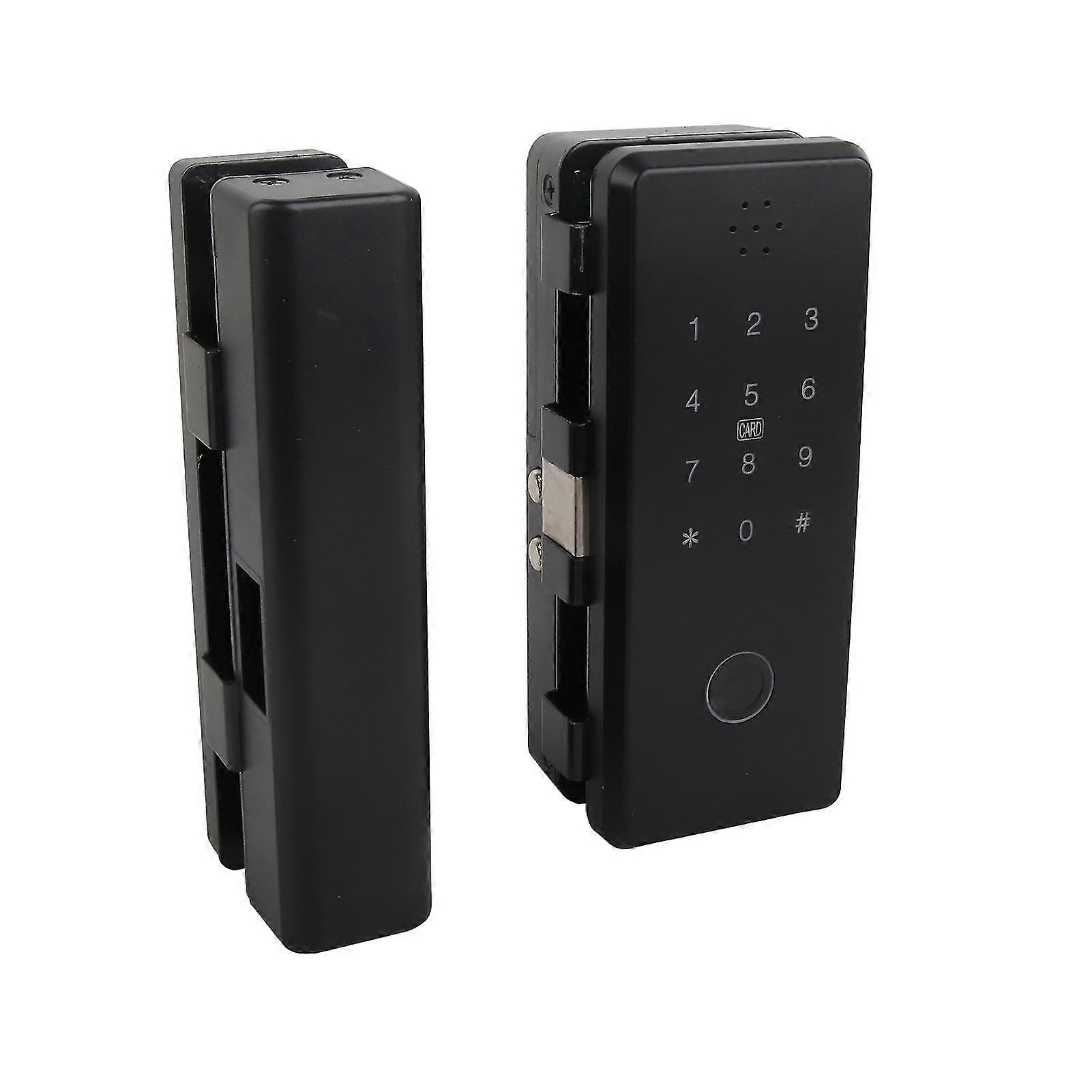 Electronic Glass Door Lock Fingerprint Keyless Entry Electronic Antitheft For Home Office