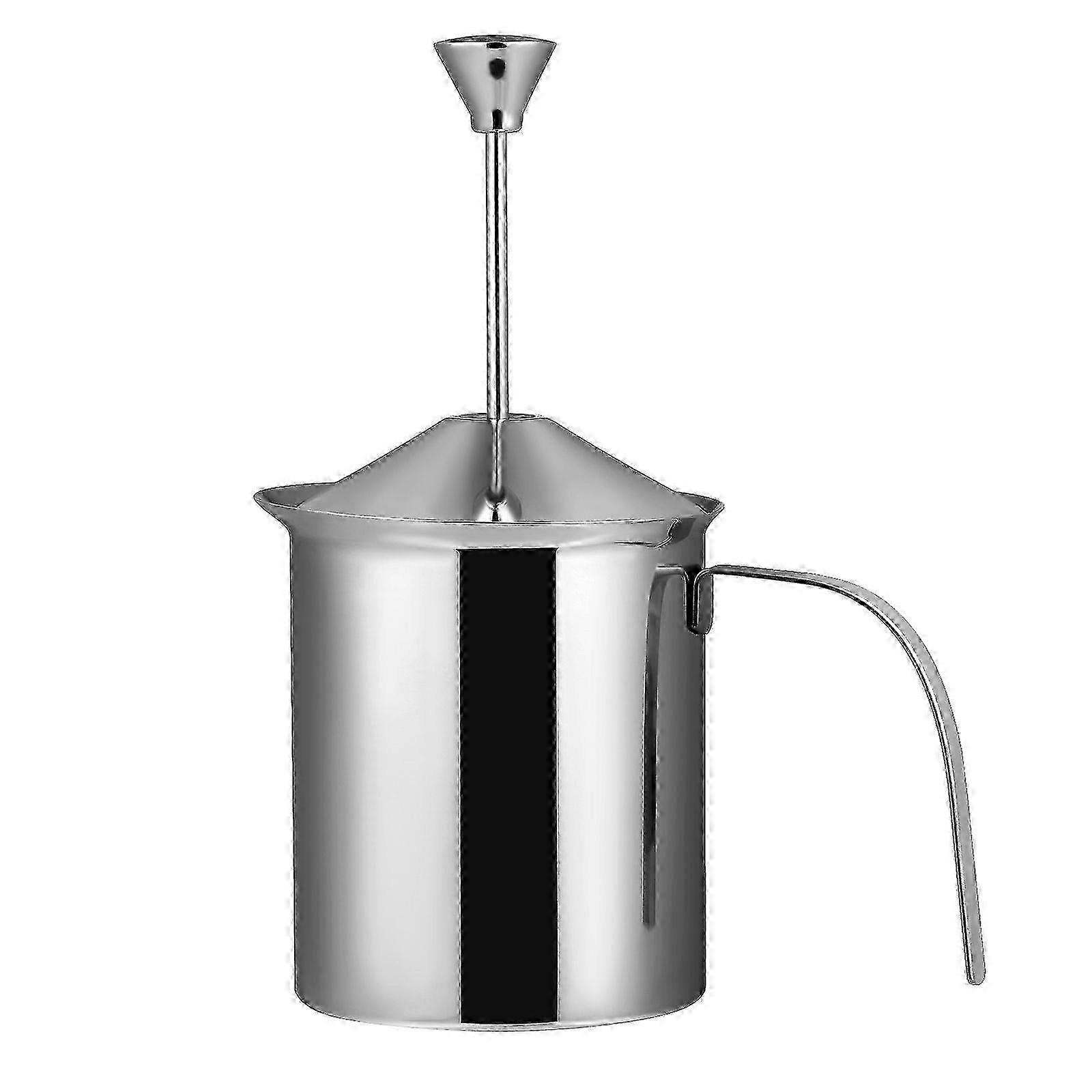 Hemoton Steel Milk Frother And Pitcher Stainless