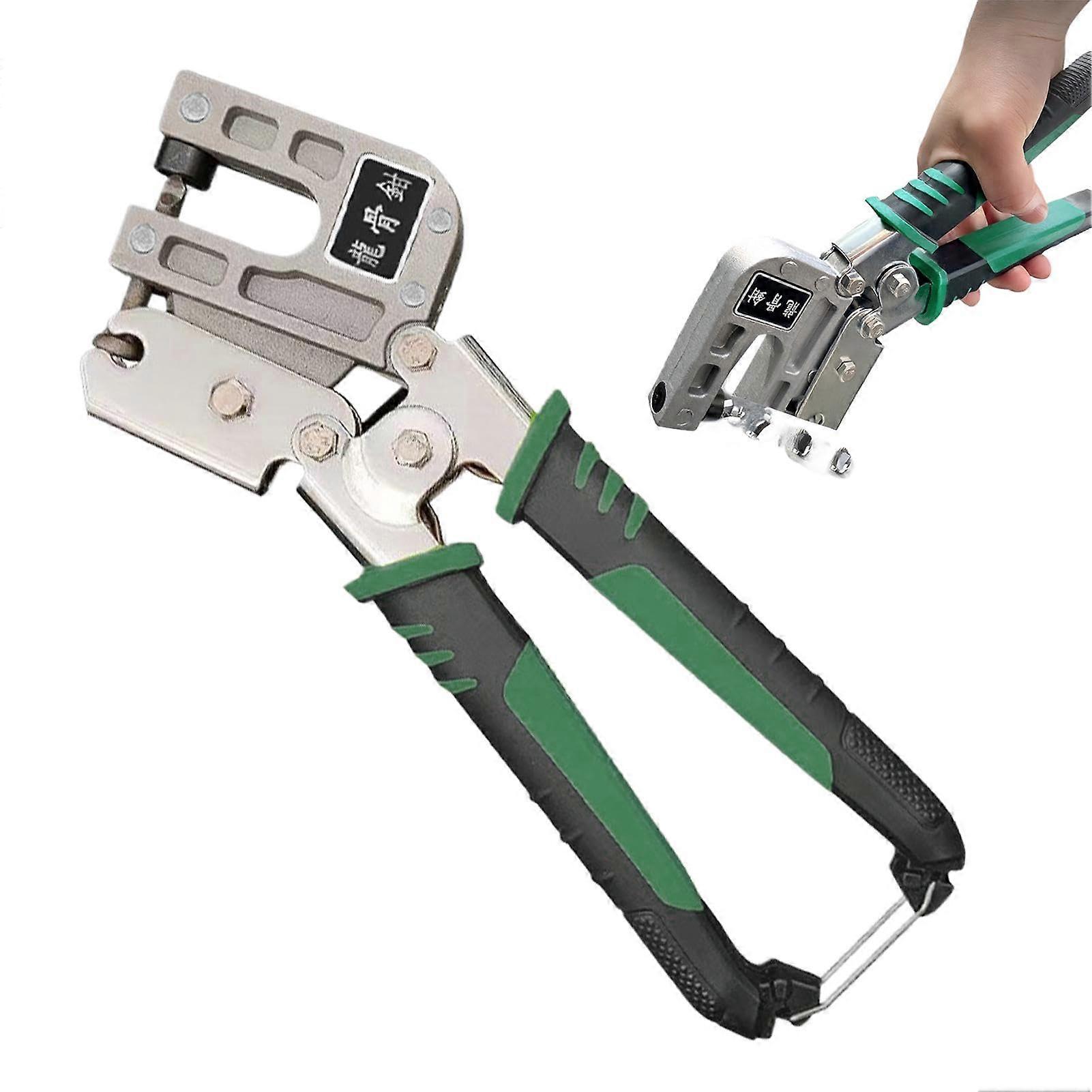 Multifunctional hole punch for ceiling grids partition wall installation
