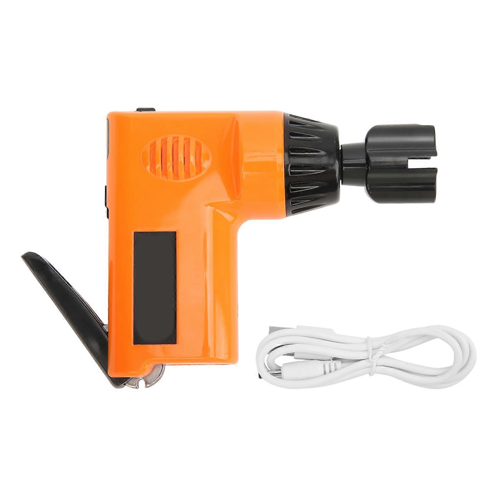 String Winder Small Light Multifunction Instrument Accessories for Ukulele 2.7‑4.3VOrange