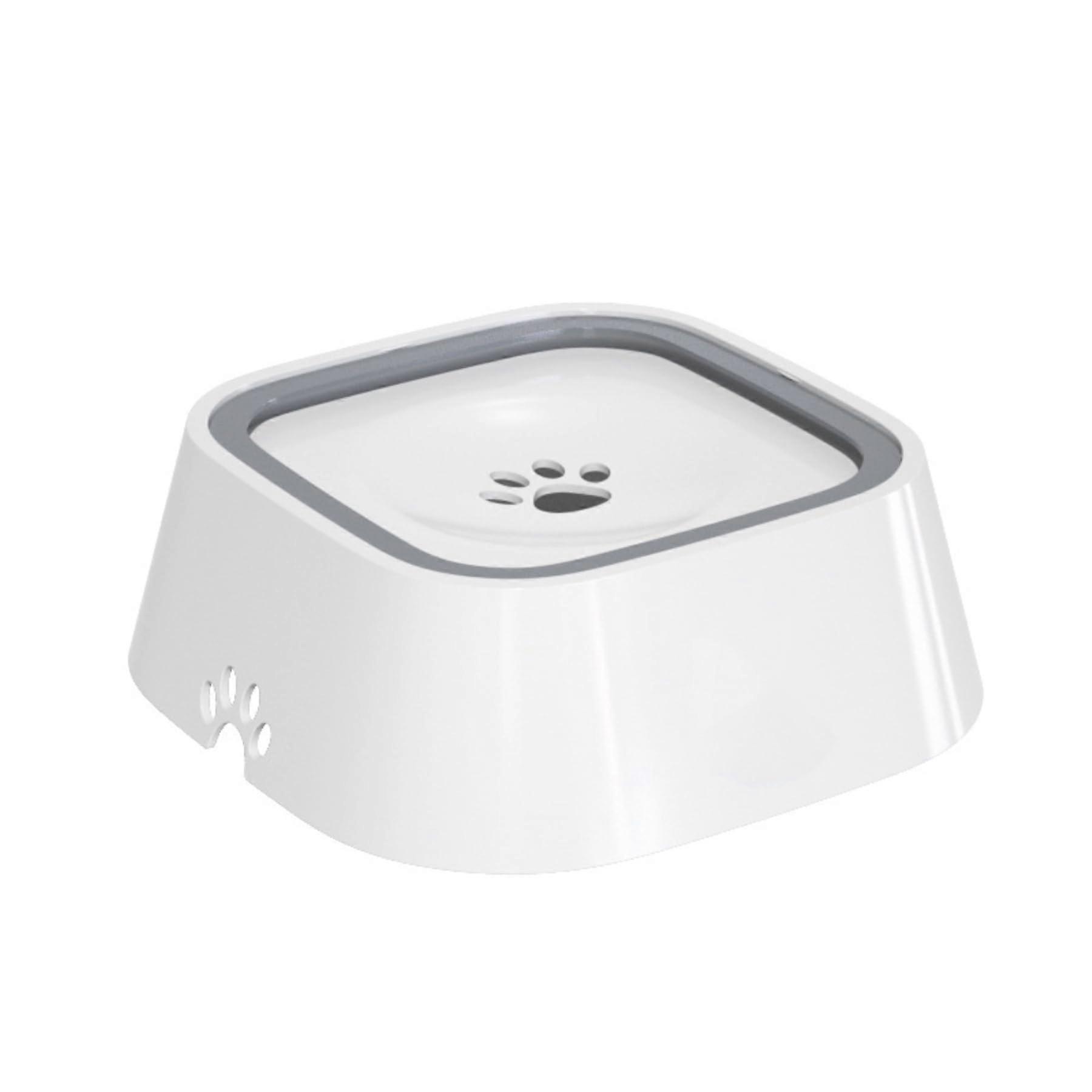 Floating Pet Bowl Car Mounted Anti Knock Hanging Non-Wetting Mouth White  One Size Cat Water Dispenser Dog Water Bowl | Fruugo US, image size:1800x1800