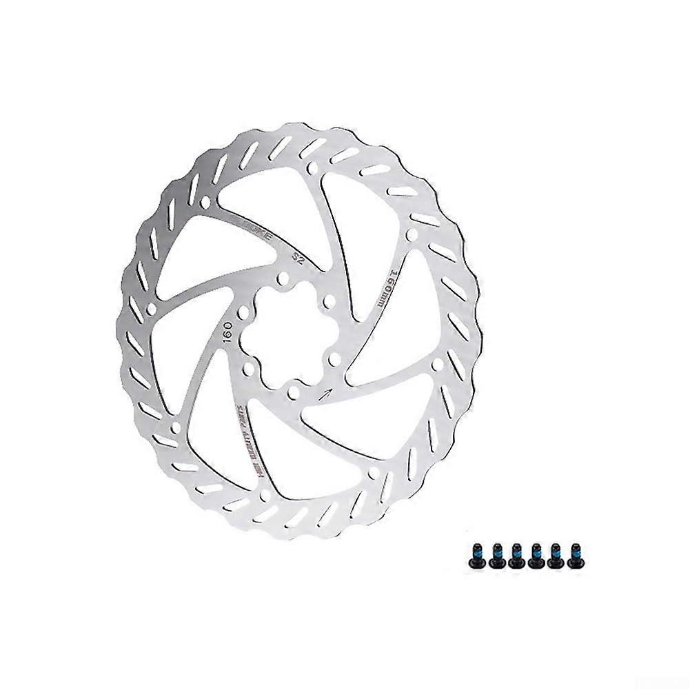 Efficient heat dissipation for hydraulic disc brake rotors, compatible with sizes 160/180/203 mm (180 mm) 18 cm.