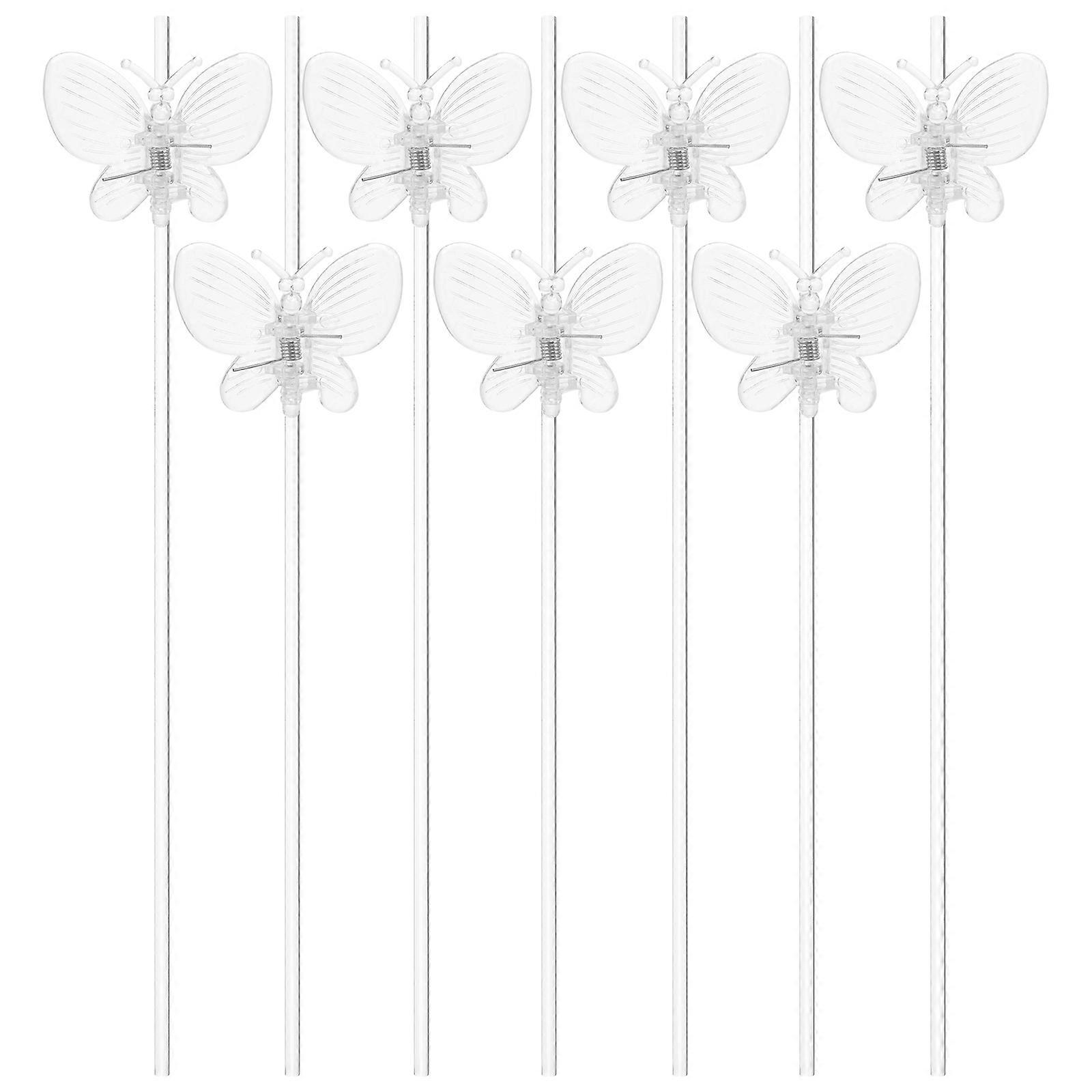 Transparent Acrylic Plant Support Stake for Home Use Promoting Healthy Growth with Weather Resistant Design 1 Set
