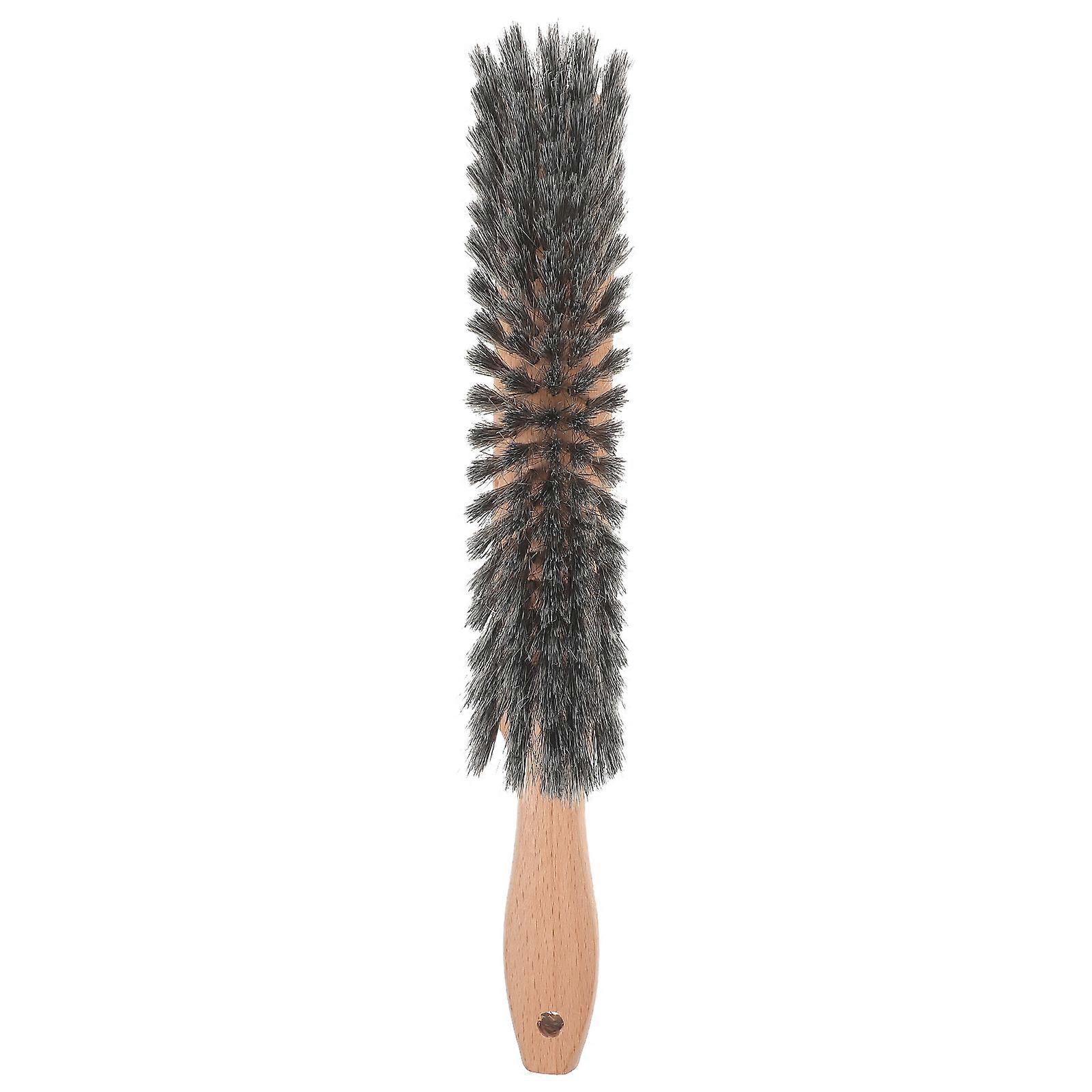 Wooden Handheld Duster Brush for Beds, Doors, Windows & Hard to Reach Corners – Comfortable Grip Design for Efficient Cleaning